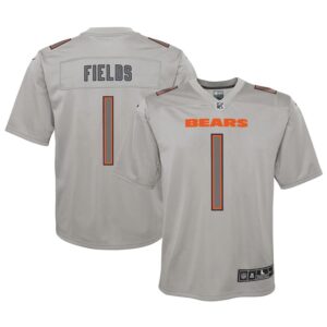 Justin Fields Chicago Bears Nike Youth Atmosphere Game Jersey