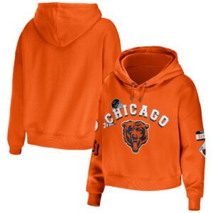 Chicago Bears Women’s Modest Cropped Pullover Hoodie
