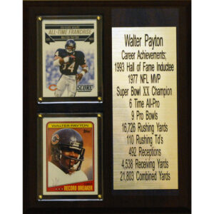 Chicago Bears Walter Payton 8” x 10” Plaque