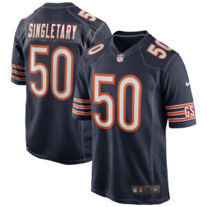 Mike Singletary Chicago Bears Nike Game Retired Player Jersey – Navy