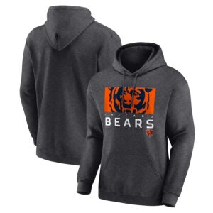 Chicago Bears Breakneck Blitz Pullover Hoodie – Charcoal